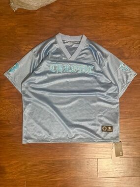 Chrome Hearts Blue Mesh T-Shirt